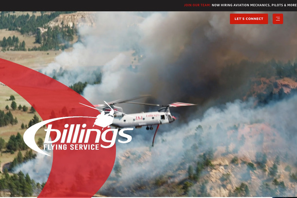 Billings Flying Service Website by Salt + Sage Web Studio