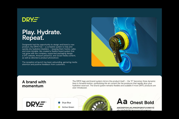 DRYE - A Brand with Momentum by Designerds